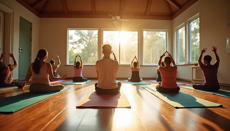 Yoga class