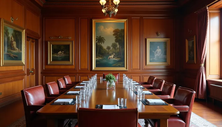 Club boardroom