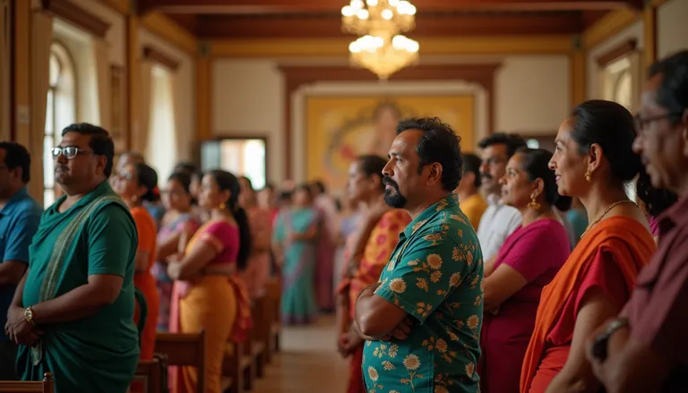 Members at a club celebration